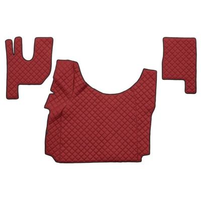 Image de F CORE FL14 RED Ensemble de tapis sol Similicuir avant 3 Rouge RENAULT TRUCKS: T Serie