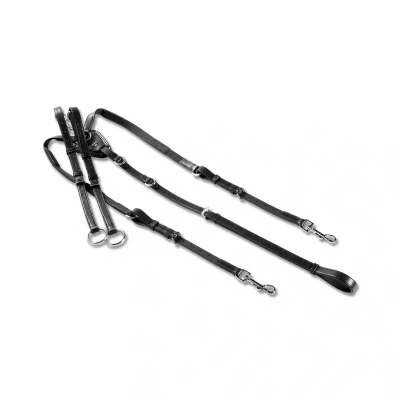 Image de Waldhausen Collier de Chasse X Line Elastic Noir Full