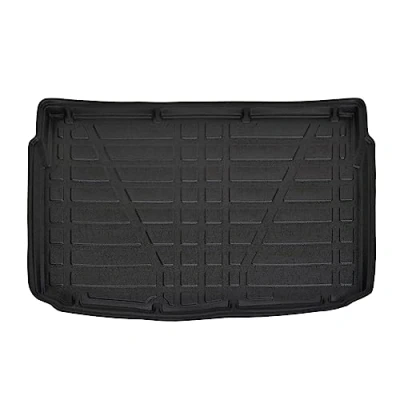 Image de Tapis de Coffre Sur Mesure Pour Tesla Model X depuis 2015, Noir, Antidérapant, Toutes Saisons, Adapté Animaux Compagnie
