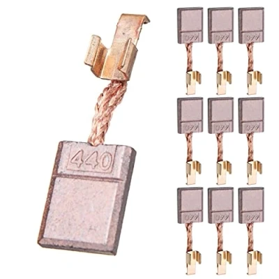 Image de WANGCL Lot de 10 burch en carbone pour meuleuse d&#039;angle Makita CB 440 3 x 13 mm