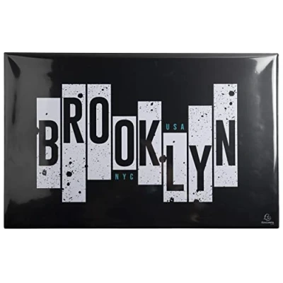 Image de Exacompta Réf. 29793E 1 Sous mains en carton rigide rembordé tapis de souris recto et verso PVC pour résister à un usage quotidien format 37,5 x 57,5 cm visuel Brooklyn livré plat