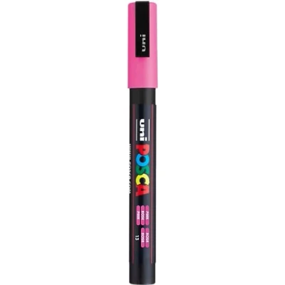 Image de Uni Ball 186528 Marqueur POSCA à pointe ogive fine, rose