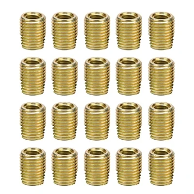 Image de 20pcs 302 kit de réparation vis à insert filetage autotaraudeur en acier au carbone(Inner M10*1.5 Outer M14*1.5)