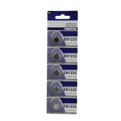 Image de CHAKAE Pack of 10pc/5pc CR1225 Button Cell Batteries 3V for Watches, Calculators, Key Electronics