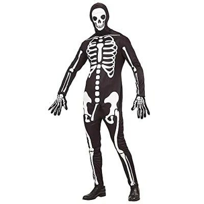 Image de WIDMANN MILANO PARTY FASHION W, Costume de Squelette arrapato, Design Original, Confort Optimal, Polyvalent Occasions, Facile à Entretenir, Taille L adaptée Toutes morphologies, 11011575, Noir,