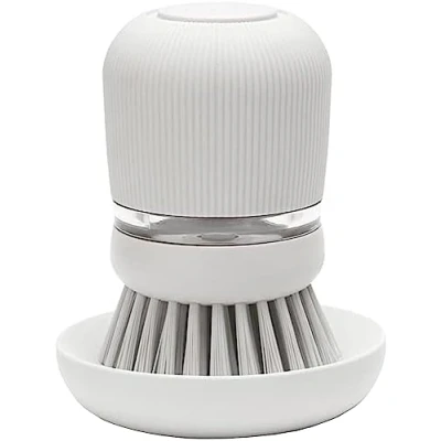 Image de Brabantia Brosse à Vaisselle avec Distributeur de Savon Intégré Light Grey