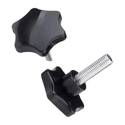 Image de Xiedeai Vis Fixation Serrage Bouton Prune Hex Fileté Machine en Forme Étoile Poignées Tête Plastique Boulon M6 M8 M10 M12