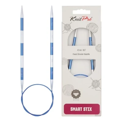 Image de KnitPro K42070 42070 SmartStix Aiguille à Tricoter Circulaire, métal, Multicolore, 60 cm, 4,5 mm, Coloré, 60cm, 4,5mm