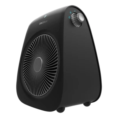 Image de Cecotec Radiateur Soufflant ReadyWarm Force Noir Chauffage Ventilé de 2000W, Thermostat Réglable, 2 Niveaux Puissance et 3 Modes Fonctionnement, Zone Couverture Jusqu&#039;à 20 m2