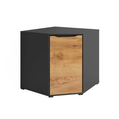 Image de Sideboard Ruben, 78 x 76.6 cm avec portes, Anthracite, Vicco