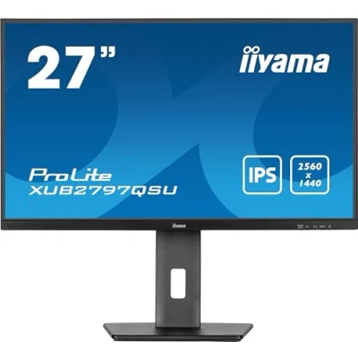 Image de iiyama ProLite XUB2797QSU B2 écran plat de PC 68,6 cm (27 ) 2560 x 1440 pixels 4K Ultra HD LED Noir Neuf
