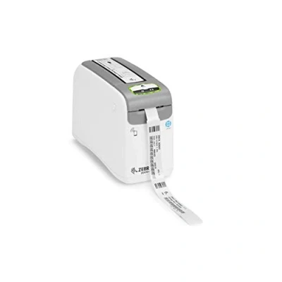 Image de Zebra ZD510 Wristband, DT, ZPL II, XML, 300 dpi, ZD51013 D0EE00FZ (ZPL EU and UK Cords, USB, USB Host, Ethernet, BTLE)