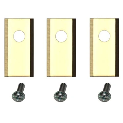 Image de Genisys Titan Remplacement des Couteaux Lames Compatible avec Parkside Smart Tondeuse LongLife 1 Trou à la Rupture [DIN en 50636 vérifié] Vis, pièce:9