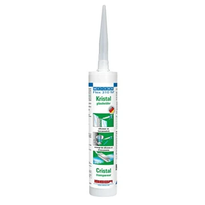 Image de WEICON Flex 310 M Cristal ml Adhésif MS Polymère à forte adhérence Scellant transparent