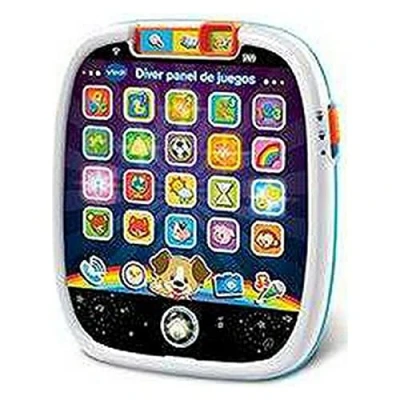 Image de VTech 80 602922 Jouet bébé + 12 Mois éducatif avec lumières, Sons et chansons, apprend Les nombres, Lettres, Figurines, Animaux Plus de Surprises Multicolore