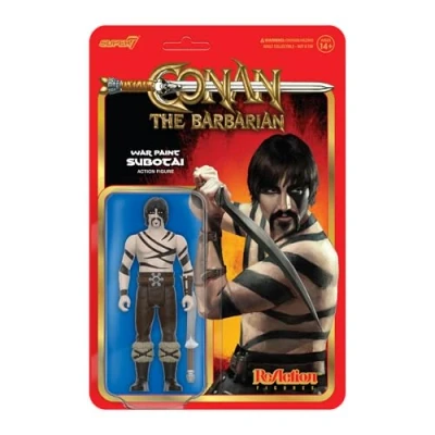 Image de Super7 Conan The Barbare War Paint Subotai Figurine 9,5 cm avec accessoire classique de collection et jouets rétro