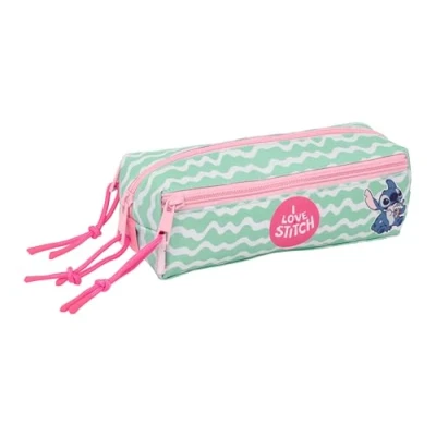 Image de safta Stitch Ice Cream Trousse Triple pour Enfant, idéale Les Enfants d&#039;âge Scolaire, Confortable et Polyvalente, qualité résistance, 22 x 6 8,5 cm, Rose, M, Décontracté