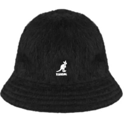 Image de Kangol Fourgure décontractée Béret, Noir, Small Femme