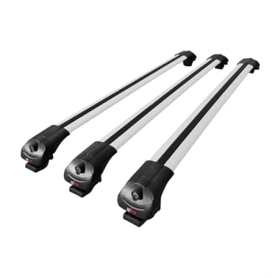 Image de Apline Compatible avec Dacia Duster 2018 2024 Barres de Toit ACE 1 Railing Porte Bagages Voiture 3 BARRAS Gris