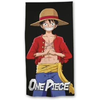 Image de Drap de plage One piece 100% Polyester 70 x 140 cm Blanc Lavable