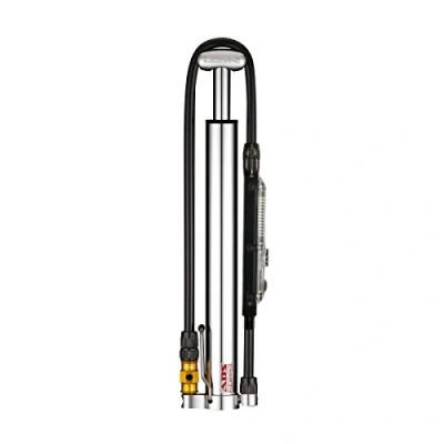 Image de Lezyne Micro Floor Drive Digital hvg Pompe à Main Silver/Hi Gloss