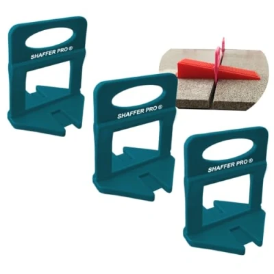 Image de Cale autonivelant pour carrelage SHAFFER PRO 1000 croisillons de nivellement 2mm outil niveleur du carreleur systeme à pince