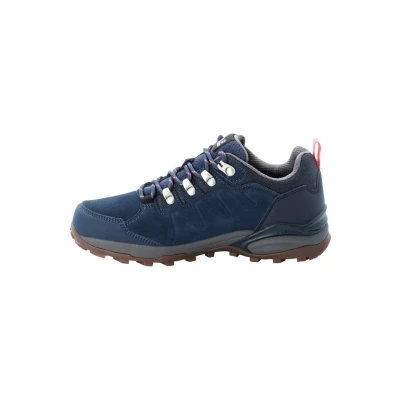 Image de Jack Wolfskin Refugio Texapore Chaussures de marche, Femme, Taille: 41, Dark blue / grey Cuir
