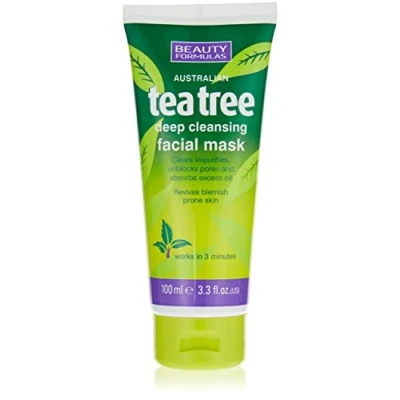 Image de Beauty Formulas Tea Tree Deep Cleansing Facial Mask 100ml