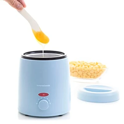 Image de InnovaGoods® chauffe cire, comprend une spatule d&#039;application de la cire à épiler, epilation pour avec capacité 200 ml et puissance 40 W.