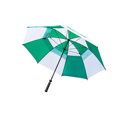Image de LONGRIDGE Coupe vent de luxe Parapluie golf vert/blanc