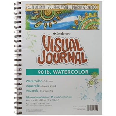 Image de Strathmore ALB ESP 9,5 x 12 34H Watercolor (400) 190 g Blanc Nat, 9