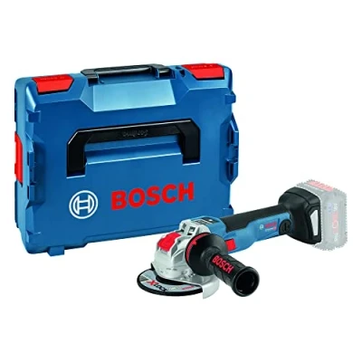 Image de Bosch Professional Meuleuse Angulaire Connectée sans Fil Gwx 18 V 10 SC, L Boxx, Version Solo Batterie, Bleu, Size