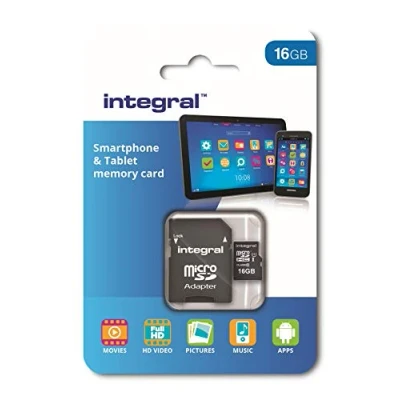 Image de Integral INMSDH16G10 90SPTAB mémoire flash 16 Go MicroSD UHS I Neuf