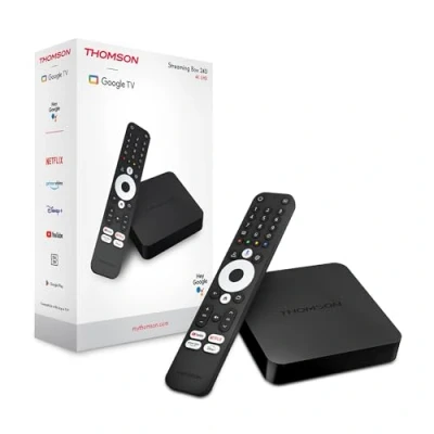 Image de Thomson Streaming Box 240, 4K UHD, Google TV, Voice Control,WiFi Googlecast Built in