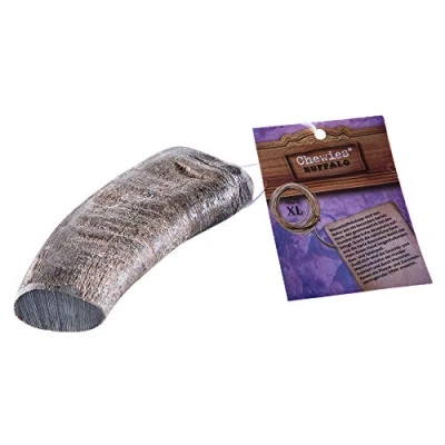 Image de Chewies Corne de Buffle pour Chien à mâcher remplie d&#039;eau Jouet Naturel Soin Dentaire et Plaisir Jeu en 1 Taille XL : Chiens pesant jusqu&#039;à 35 kg
