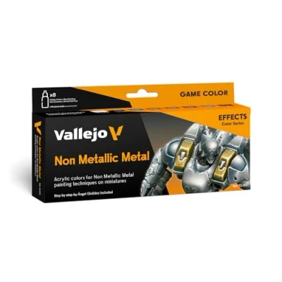 Image de Vallejo Game Color Set 72193 Non Metallic Metal (8x18ml)