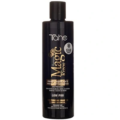 Image de Tahe Magic Rizos Shampooing Hydratant Low Poo pour cheveux ondulés ou bouclés (300 ml)