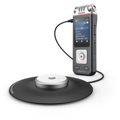 Image de Philips DVT8115 VoiceTracer Enregistreur de réunion avec Microphone à 360