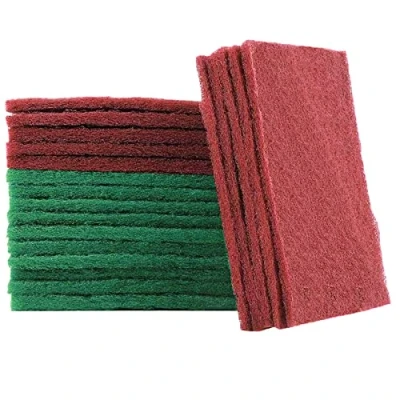 Image de OSUTER 20PCS Tampon à Récurer Emery Multi usages Éponges Durable Éponge de Nettoyage Gratter pour Dérouillage la Cuisine et Décontamination