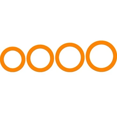 Image de Fiskars Gabarit de découpe Géants, Cercles, 4 tailles différentes, 1003834