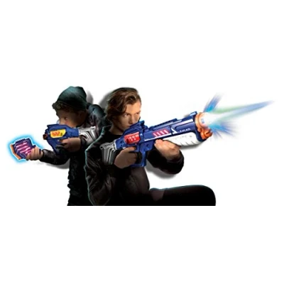 Image de LAZER M.A.D Laser Game Advance Battle Ops X Blasters Extreme puissants Module à Pompe et Tirs Multiples Inclus Jouet Coffret 2 Joueurs