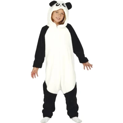 Image de FIESTAS GUIRCA, S.L. Déguisement de Panda Bicolore pour enfant L (10/12 ans)