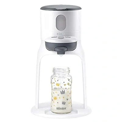 Image de BÉABA, Préparateur Chauffe Biberon/Petits pots, Distributeur d&#039;eau à Température Exacte, Instantané, Rapide, Fonction Bain Marie, 2 Températures, Amovible, Bib&#039;Expresso, Bleu Nuit