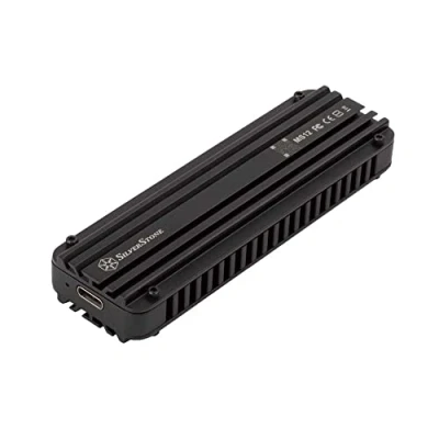 Image de Silverstone SST MS12 Boîtier SSD 20 Gbps SuperSpeed + USB 3.2 Type C vers NVMe M.2