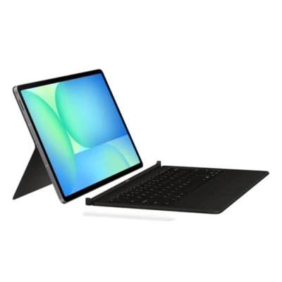 Image de Samsung EF DX625 Étui de Protection pour Tablette Galaxy Tab S10 FE+ avec Clavier QWERTZ et Bouton AI, étui en Deux Parties, Design Fin, Compartiment S Pen, Noir
