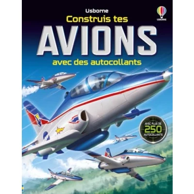 Image de Construis tes avions avec des autocollants Dès 5 ans (Broché)