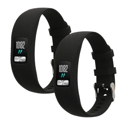 Image de kwmobile Bracelet Compatible avec Garmin Vivofit 4 2X de Rechange en Silicone pour Fitness Tracker