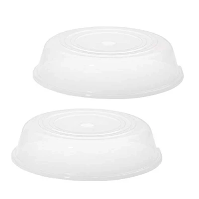Image de Westmark Couvercles d&#039;Assiettes pour Micro ondes, 2 pièces, Diamètre : 25 cm, Plastique, Transparent, 224522E3