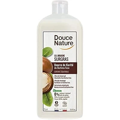 Image de Douce Nature Crème douche surgras nourrissante à l&#039;huile de karité bio