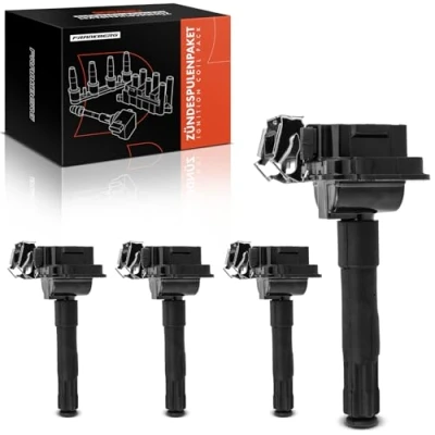 Image de Frankberg 4x Bobines d&#039;allumage Compatibles avec A3 8L1 1.8T 1996 2003 A4 8D2 1995 2000 B.o.r.a 1J2 2005 Golf IV A6 A8 A.l.h.a.m.b.r.a P.a.s.s.a.t S.h.a.r.a.n Remplacer# 058905101